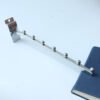 Metal Chrome Waterfall Slatwall Hooks Square Tube Hook