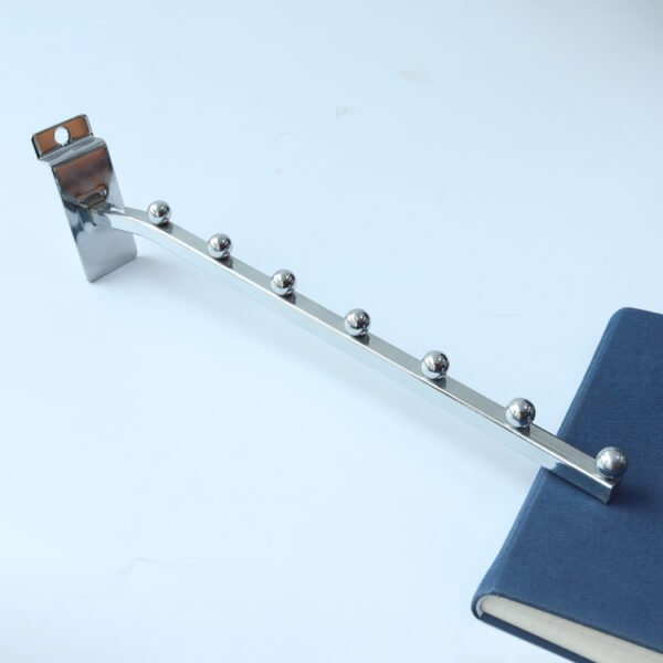 Metal Chrome Waterfall Slatwall Hooks Square Tube Hook