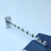 Metal Chrome Waterfall Slatwall Hooks Square Tube Hook