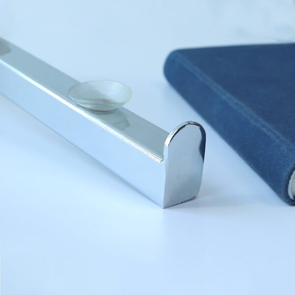 Chrome Metal Glass Bracket with Sucker