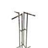 Modern Foldable 4-Way Rack | Metal Coat Display Stand for Home & Store