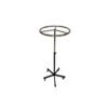 Chrome Round Rotating Rack | Iron Garment Display for Retail & Boutique