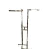 Modern Foldable 4-Way Rack | Metal Coat Display Stand for Home & Store
