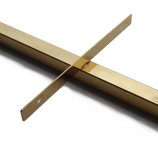 Gold Metal Bag Rack | Wall-Mounted Display Stand for Boutiques