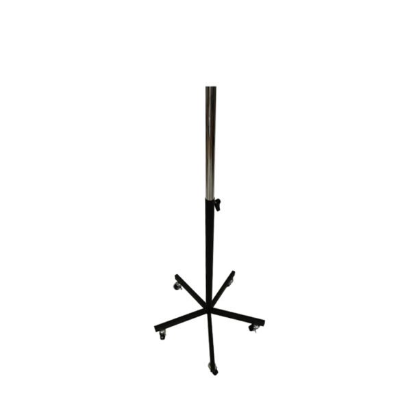 Chrome Round Rotating Rack | Iron Garment Display for Retail & Boutique