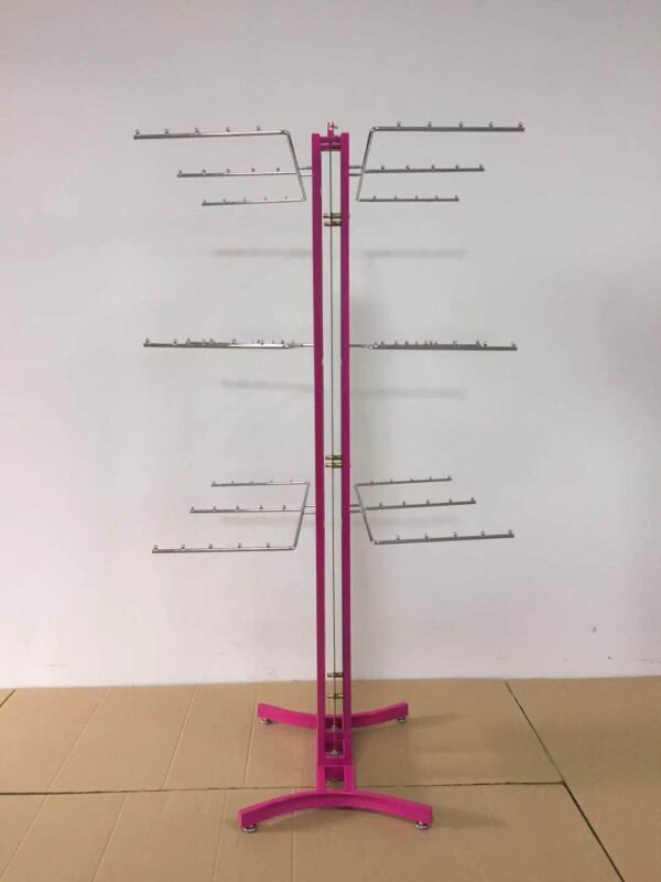 Gold Metal Clothing Rack | Custom Hanging Dress Display for Retail Boutiques
