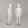 Bright White Full-Body Child Mannequin