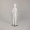 Bright White Full-Body Child Mannequin