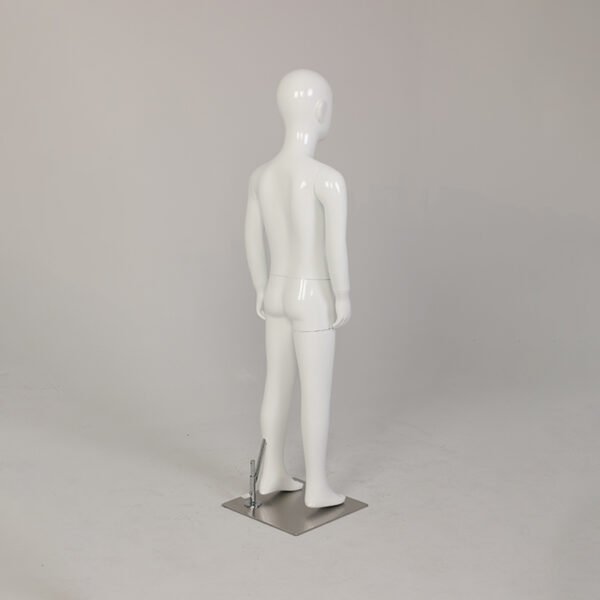 Bright White Full-Body Child Mannequin