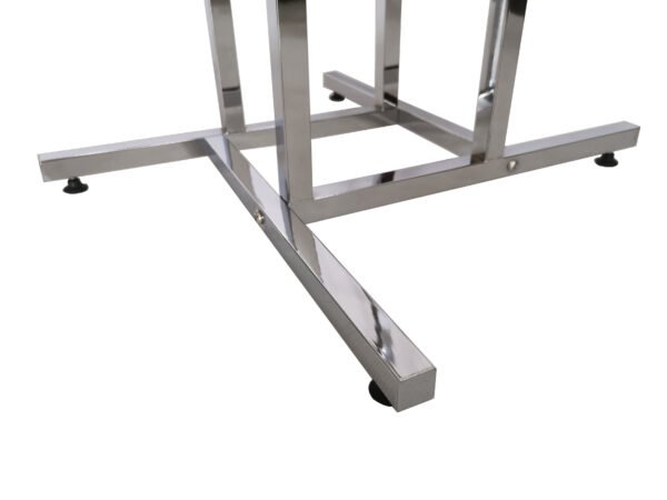 Modern Foldable 4-Way Rack | Metal Coat Display Stand for Home & Store