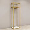 Custom Gold Wedding Dress Rack | Luxury Display Stand for Bridal Shops