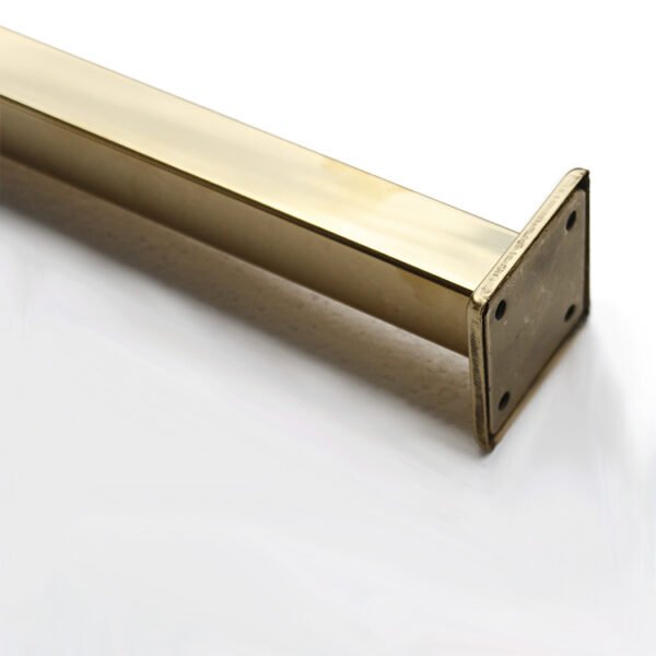 Shoe Store Furniture | Gold Metal Wall Display Stand for Shoes