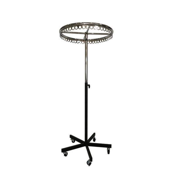 Italian-Style Clothing Stand | Rotating Round Hanger Rack for Store Display