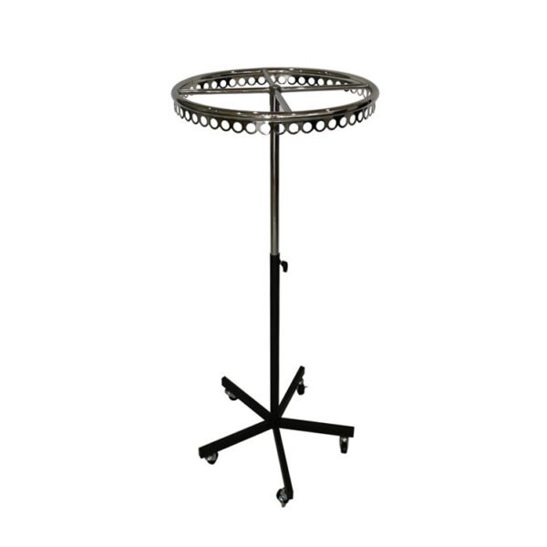 Italian-Style Clothing Stand | Rotating Round Hanger Rack for Store Display