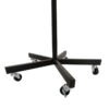 Chrome Rotating Rack | Adjustable Height Round Display for Belts & Scarves