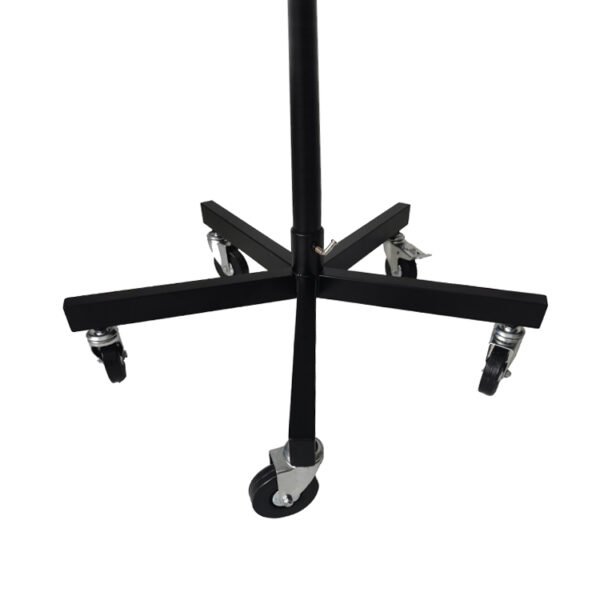 S-Shaped Garment Display Rack | Metal Spiral Stand for Hotels & Living Spaces