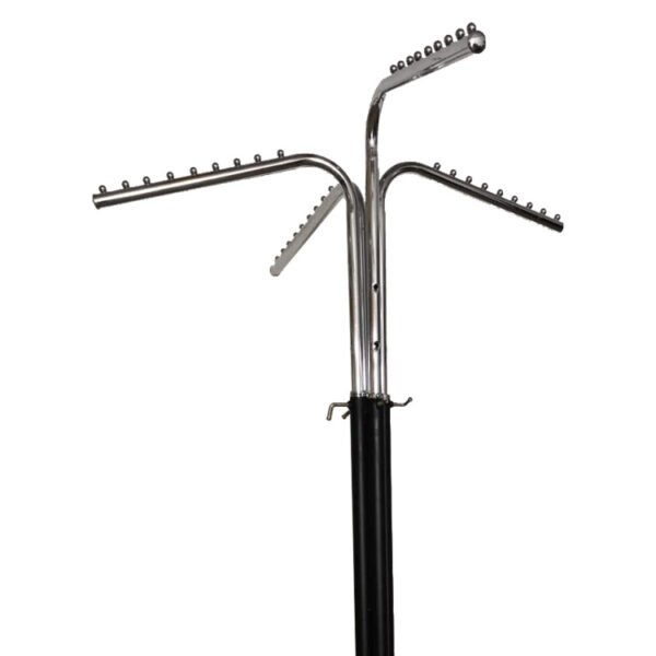 4-Arm Rotating Clothing Display Rack