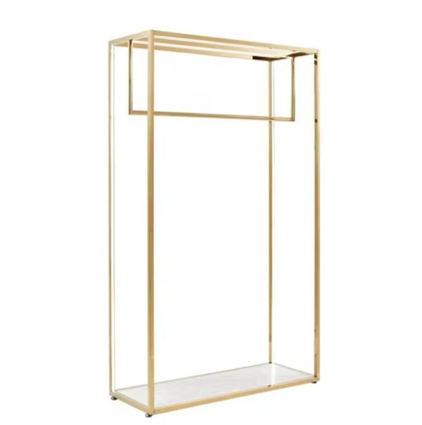 LED Hanging Rack | Heavy-Duty Clothing Display Stand for Fashion Shops