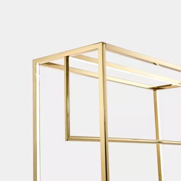 LED Hanging Rack | Heavy-Duty Clothing Display Stand for Fashion Shops