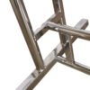 Wholesale Chrome Metal Rack | Standing Clothing Display for Retail Stores