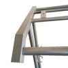 Standing Chrome Garment Display Rack