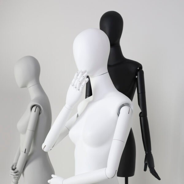 Adjustable Half Body Female Mannequin