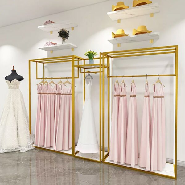 Custom Boutique Garment Display Rack – Sturdy Metal Clothes Stand