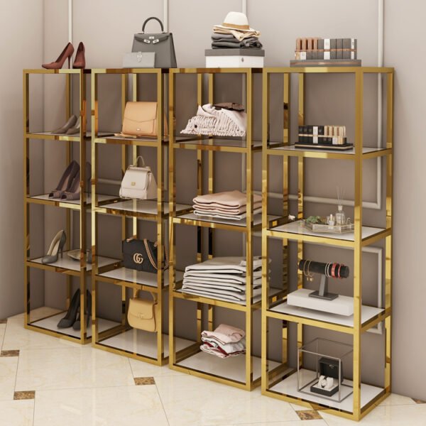 Retail Shop Furniture | Metal Display Rack for Footwear & Handbags