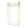 Custom Store Display Furniture | LED Clothes Rack for Boutique Retail
