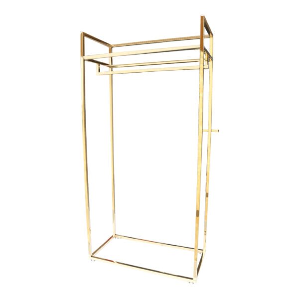 Custom Store Display Furniture | LED Clothes Rack for Boutique Retail