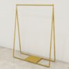 Custom Gold Metal Rack | Boutique Clothing & Dress Display Stand