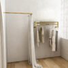Collapsible Corner Fitting Room | Wall-Mounted Changing Booth for Retail Stores