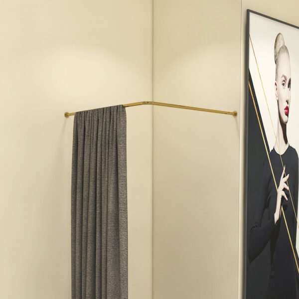 Collapsible Corner Fitting Room | Wall-Mounted Changing Booth for Retail Stores
