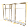 Custom Boutique Garment Display Rack – Sturdy Metal Clothes Stand