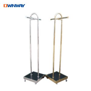 Bridal Gown Garment Stand | Gold Display Rack for Fashion Boutiques