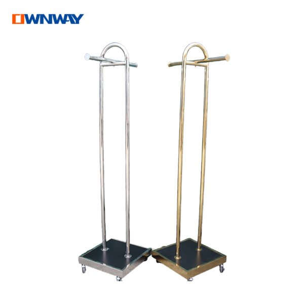 Bridal Gown Garment Stand | Gold Display Rack for Fashion Boutiques