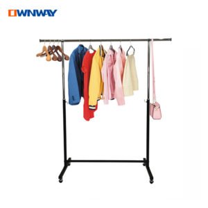 Metal Garment Rack | T-Shirt Display Stand for Boutique Retail Stores
