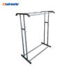 Standing Chrome Garment Display Rack