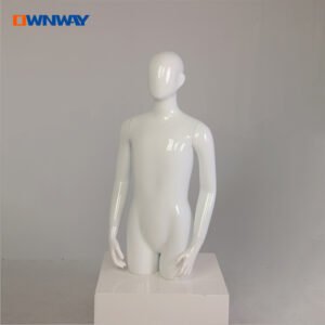 Realistic Half-Body Standing Child Mannequin