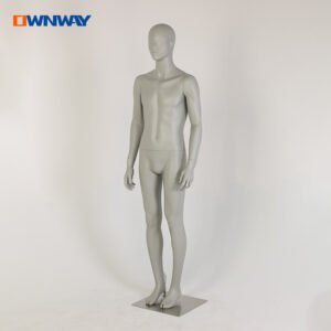 Suit Coat Garments Display Full Body Fiberglass Male Mannequin