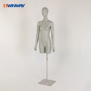 Fiberglass Half-Body Female Mannequin
