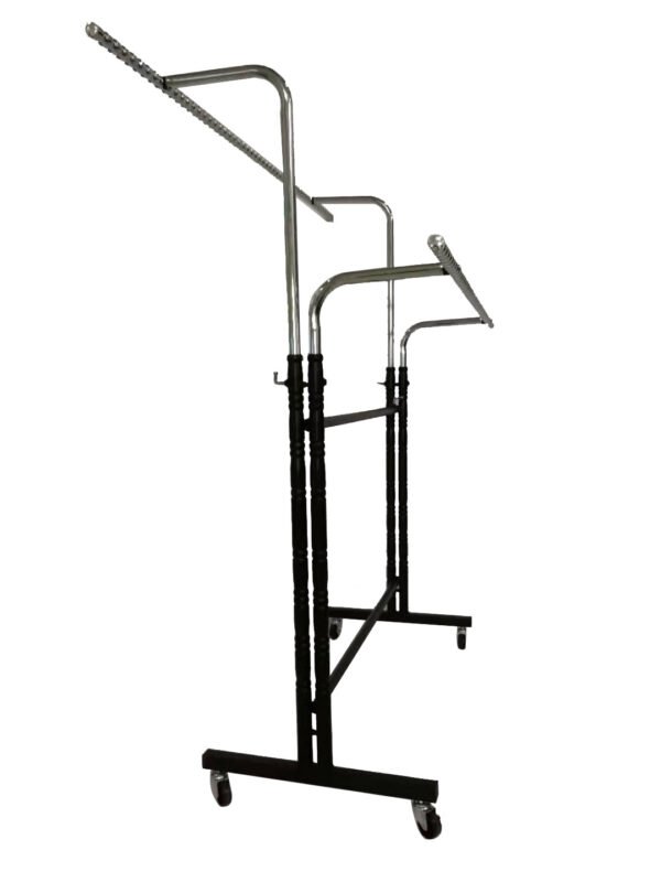 Custom Metal Garment Rack | Display Stand for Retail Clothing Shops
