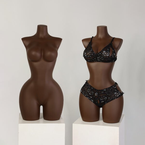 Fiberglass Plus Size Half-Body Female Mannequin