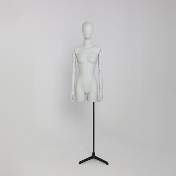 Adjustable Half Body Female Mannequin