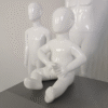 White Color Full Body Kids Mannequin